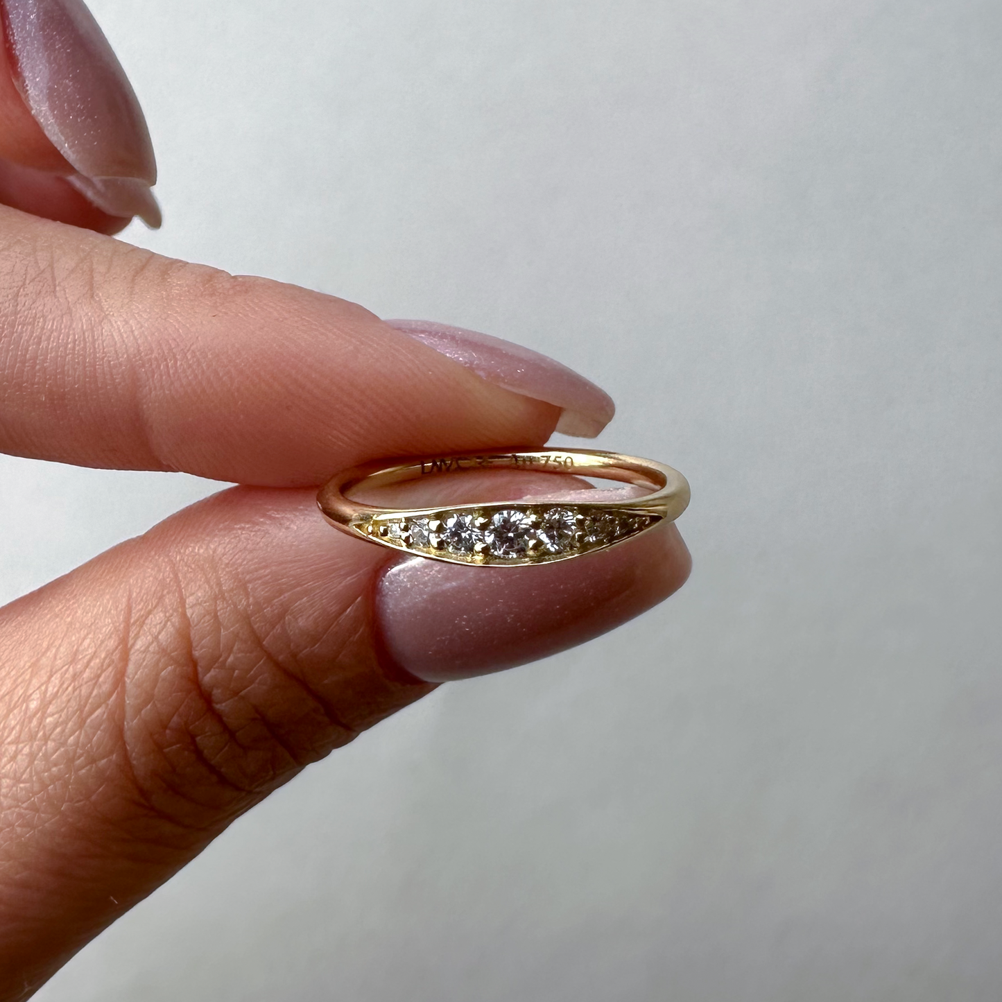 Gemma 0,11ct Pırlanta 18k Altın Yüzük