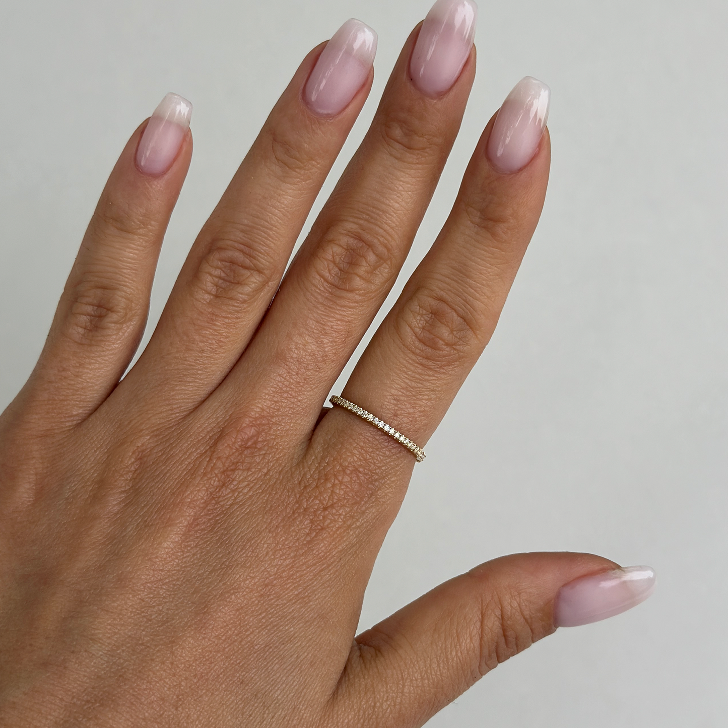 Eternity 0,22ct Tamtur Pırlanta 18k Altın Yüzük