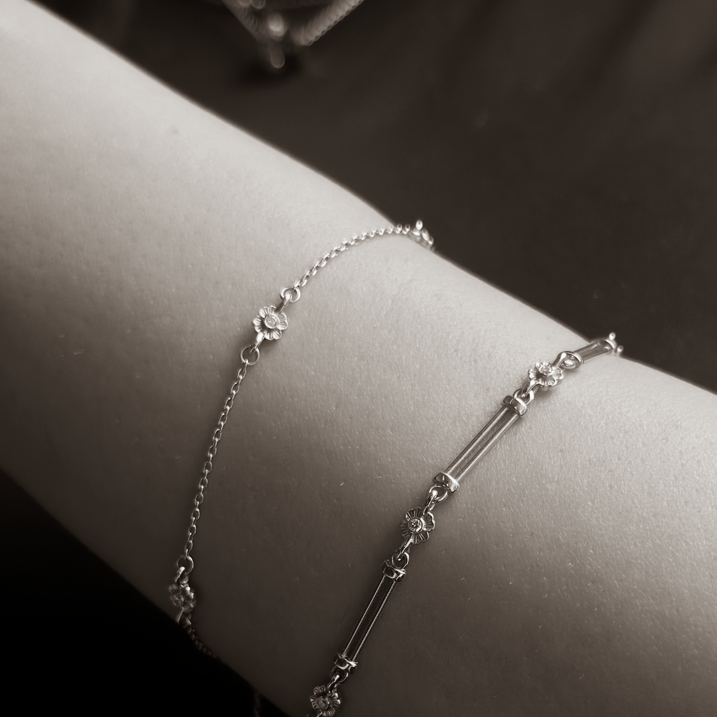 Freesia 0,11ct Pırlanta 18k Altın Bileklik