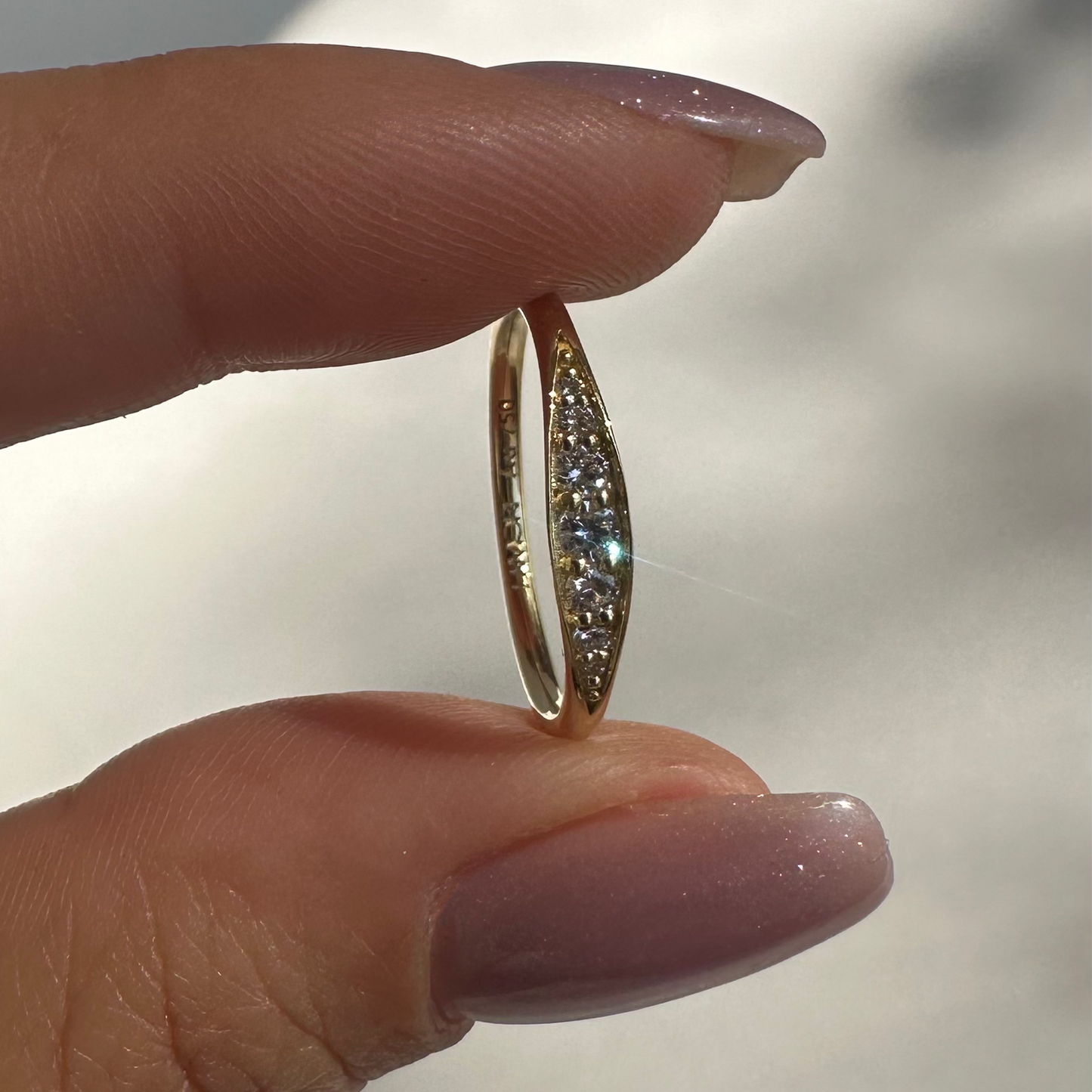 Gemma 0,11ct Pırlanta 18k Altın Yüzük