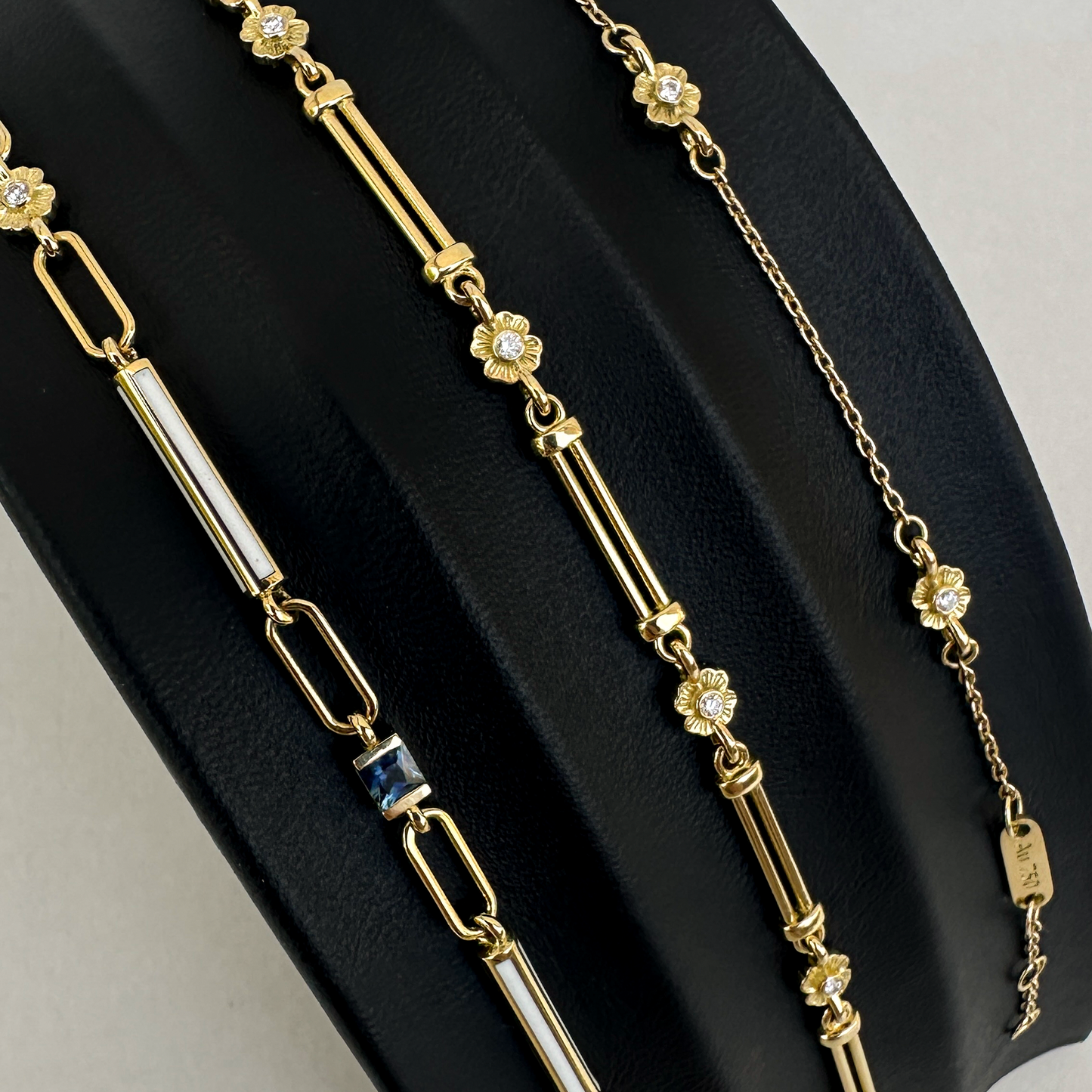 Freesia 0,11ct Pırlanta 18k Altın Bileklik