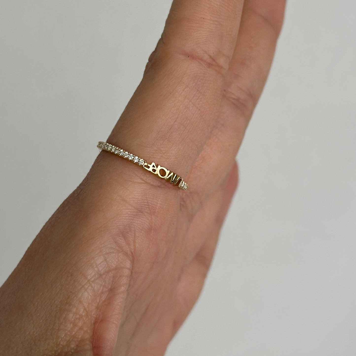 Eternity 0,22ct Tamtur Pırlanta 18k Altın Yüzük