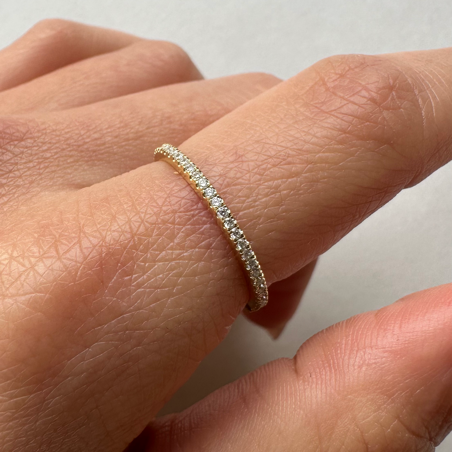 Eternity 0,22ct Tamtur Pırlanta 18k Altın Yüzük