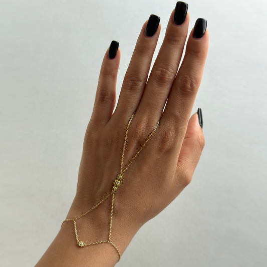 Freesia 0,9ct Pırlanta 18k Altın Şahmeran Bileklik